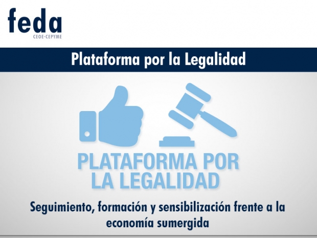 Fotografía de Plataforma por la Legalidad, ofrecida por FEDA